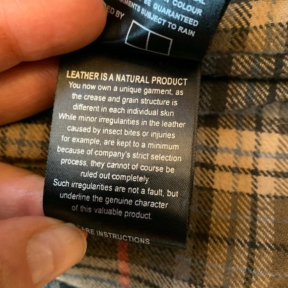 Women's brown leather jacket by Scully, size L - Picture 4 of 11